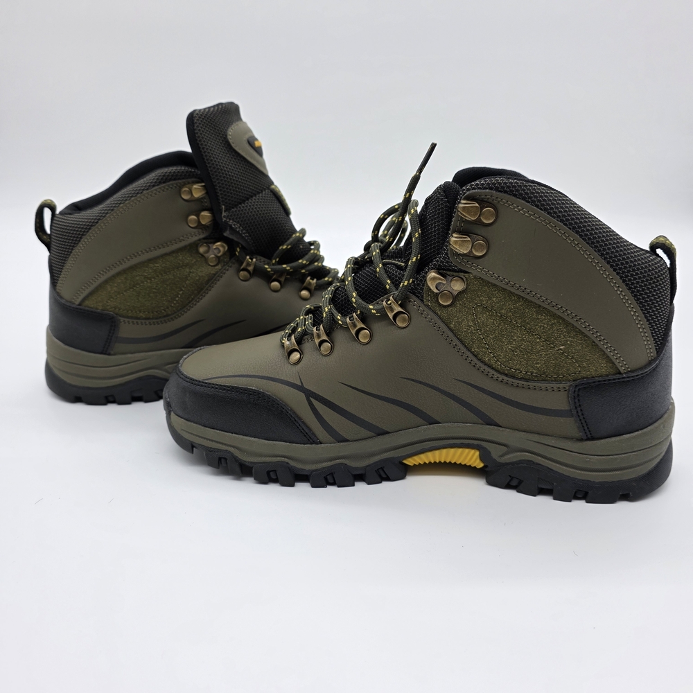 Men’s MINGYE Hiking Boots • Olive Green • Outdoor Trekking Trail Boots • NEW